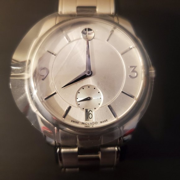 Movado LX Silver Dial Stainless Steel Men's Watch 0606627 - Picture 2 of 4